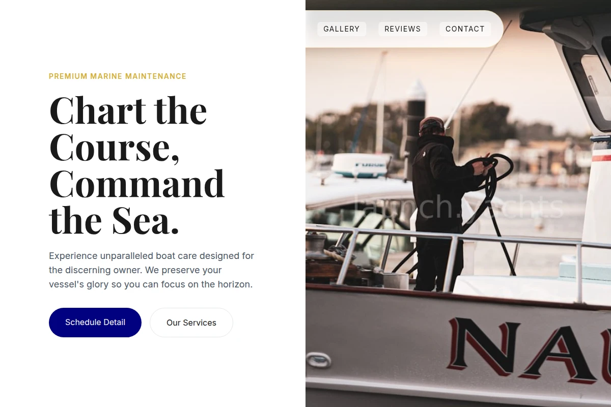 Cobalt Boat Cleaning