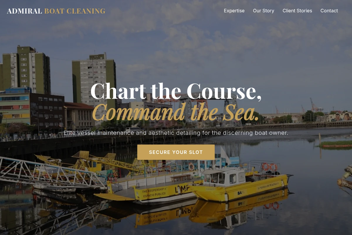 Admiral Boat Cleaning