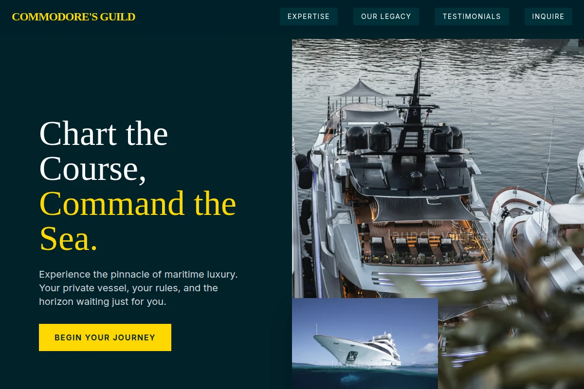 Stern Yacht
